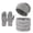 GY2, variant on Winter Outdoor Cold Proof Knitted Hat Scarf Three Piece Set with Velvet Ear for Men Women