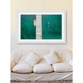 thumbnail image 5 of Marmont Hill "Floating Blue Boat" By Karolis Janulis Framed Painting Art Print, 30.0" x 1.5", 5 of 5