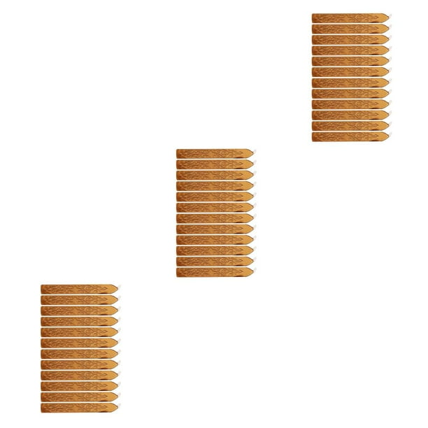 Matsuzay 12 piezas de patrón de flecha de cera de sellado ampliamente utilizado DIY Kit de sellos de cera decoración regalo artesanías con brillo oro rojo 3piezas Matsuzay CBP186936