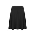 thumbnail image 3 of Hansber Kids Girls A Line Dance Skirt School Uniform High-Waisted Full Circle Dress Pleated Mini Black 10, 3 of 6