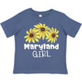 thumbnail image 3 of Inktastic Maryland Girl Black Eyed Susans Flowers Girls Toddler T-Shirt, 3 of 5