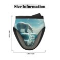 thumbnail image 3 of Pofeuu Polar Bear On Iceberg Print Thickened Mini Silicone Oven Mitts Heat Resistant, Rubber Oven Mitt Gloves, Finger Pinch Grips, Pot Holder, Silicone Potholder, 3 of 7
