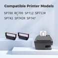 thumbnail image 3 of 12 Pcs Ruban d'Imprimante SP700 Noir et Rouge Ruban d'Imprimante pour Star, 3 of 5