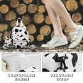 thumbnail image 4 of TENDYCOCO Cow Backpack Lovely Canvas Mini Rucksack Adorable Cow Backpack with Hanging Pendant, 4 of 6