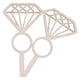 thumbnail image 3 of Decoración De De La Del Partido Del Partido Toppers De Del De Diamante 12pcs Soledad Primero de la torta, 3 of 7