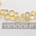 thumbnail image 5 of Citrine Faceted Briolette Bead Strand | 13x11 to 11x8x5mm | Golden | 55g |, 5 of 10