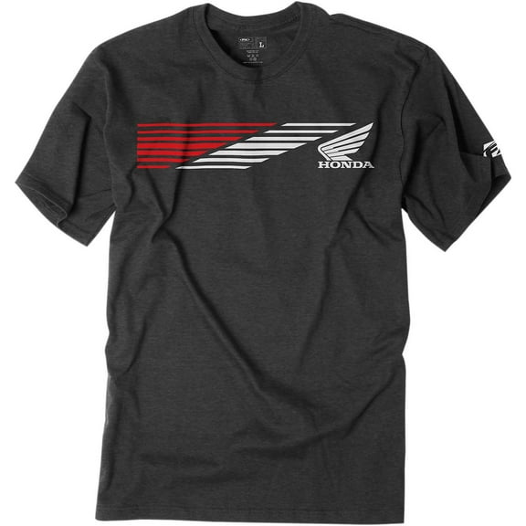 Factory Effex HON Speed Premium T-Shirt Charcoal (Large, Gray Charcoal)