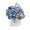 Light Blue Pink, variant on Rhinestone Rose Flower Brooch Pin for Women Wedding Crystal Pearl Fabric Camellia Flower Brooches Lapel Pins Hairpins Elegant Hairclips Dress Accessories Masquerade Party Jewelry for Bridesmaids
