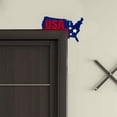 thumbnail image 2 of 4th of July Wooden Door Frame Decor - USA Patriotic Corner Decoration - Memorial Day & Independence Day Party Door Trim with Festive Atmosphere, 2 of 7