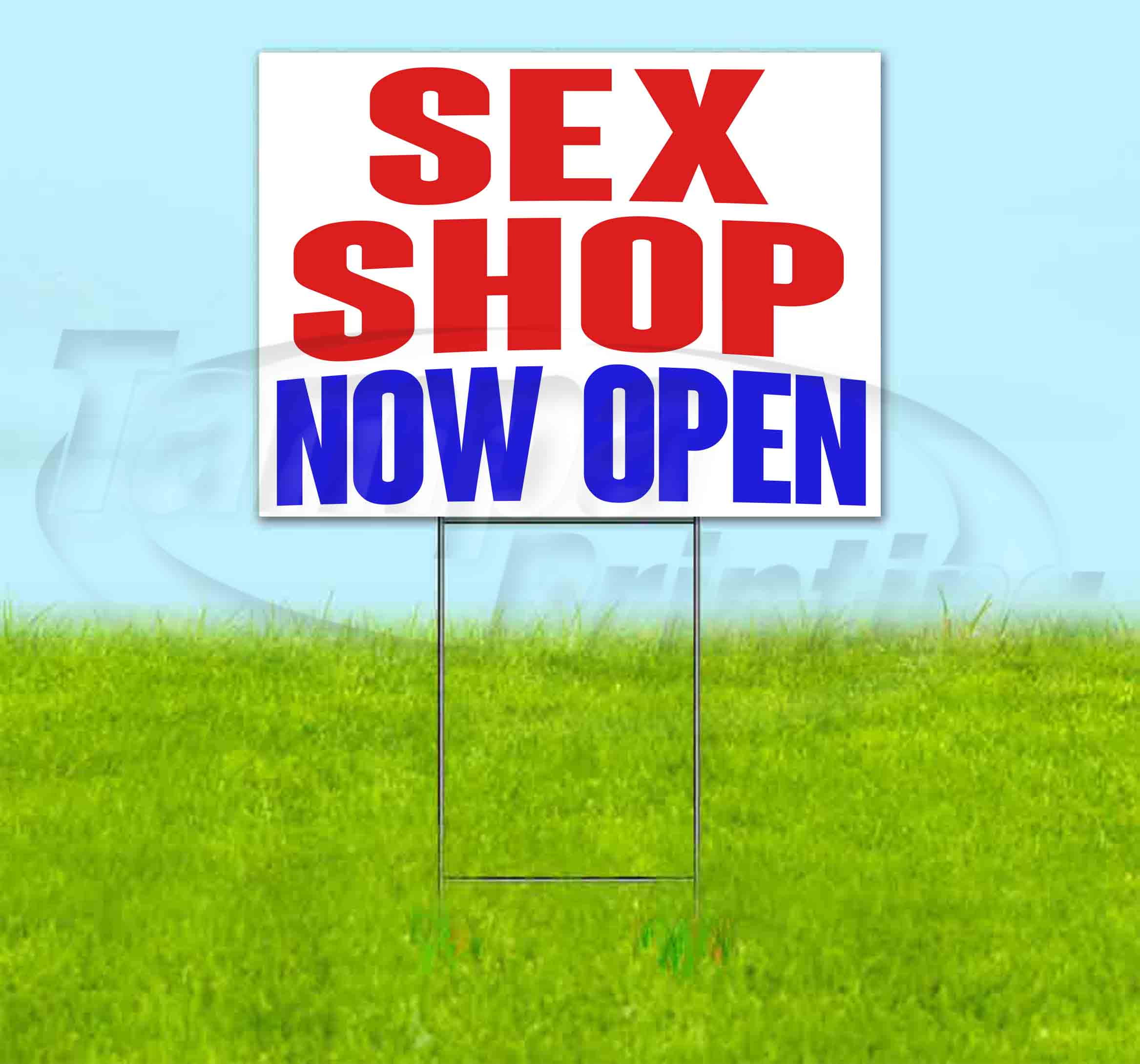 Sex Shop Now Open 18 X 24 Yard Sign Quantity Discounts Multi Free Nude Porn Photos 0778