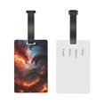 thumbnail image 5 of Kdxio Fire Sky Dragon Luggage Tags Privacy Cover ID Label Suitcase Tags Identifiers For School Bags,Suitcases, 5 of 7