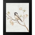 thumbnail image 2 of Nai, Danhui 15x18 Black Modern Framed Museum Art Print Titled - Black Capped Chickadee Vintage v2, 2 of 5