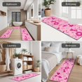 thumbnail image 5 of Pink Breast Cancer Kitchen Rugs Sets Of 3,Kitchen Runner Rugs Non Skid Washable,Decorative Kitchen Floor Mats for Kitchen,Sink,Laundry,17"x30"+ 17"x47" + 17"x59", 5 of 6
