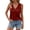 Wine, variant on CIENVNSTG Womens Loose Fit V Neck Wide Strap Gauze Tank Tops Sleeveless Solid Color Casual Summer Shirts with Chest Pocket Navy S