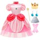 thumbnail image 1 of Disfraz de princesa AndrCosplay para niñas, vestido de baile de Navidad, espectáculo de cumpleaños, trajes de carnaval zhangmengya unisex, 1 of 2