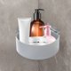 thumbnail image 5 of Organizador de ducha esquinero impermeable con 3 niveles para champú y artículos de tocador, resistente al óxido, para baños pequeños, sin necesidad de taladrar. Aestivo | Gris | AESTIVO, 5 of 7