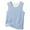 Blue, variant on Ruyang Girls Thermal Vest Kids Plain Sleeveless Velvet Vest Cute Warm Waistcoat Solid Winter Tank Top Soft Undershirt
