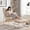 Beige, variant on Omniberg Outdoor Lounge Chair with Ottoman, Oversized Papasan Chair with Puffy Cushion and Foot Rest, Comfort Patio Lounger for Yard Deck Garden and Indoor Use, White