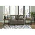 thumbnail image 2 of Signature Design by Ashley Mahoney Chocolate Loveseat, 2 of 13
