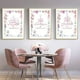 thumbnail image 1 of Wekity Póster impreso en lienzo con caligrafía de flores rosas, decoración artística de acuarela de moda simple para el hogar, sala de estar, dormitorio, oficina (juego de 3 sin marco,, 1 of 4