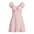 thumbnail image 5 of No Boundaries Juniors Button Front Dress, Sizes XS-3XL, 5 of 5