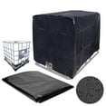 thumbnail image 2 of Cubierta protectora contra la lluvia y el sol, apta para tanque de agua de 1000 litros, contenedor IBC de aluminio., 2 of 5