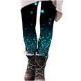 thumbnail image 4 of QATAINLAV Womens Glitter Sparkle Sequin Print Leggings High Waisted Tummy Control Yoga Tights Stretchy Comfy Compression Workout Pants 2025 New Years Gifts Multicolor XL, 4 of 7
