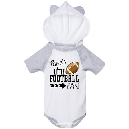 

Inktastic Papa s Little Football Fan Gift Baby Boy or Baby Girl Bodysuit