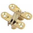 thumbnail image 4 of Qucyy Hidden Hinge, 1pc 180 Degree Invisible Hinge Zinc Alloy Gold Invisible Cross Door Hinge, 4 of 5