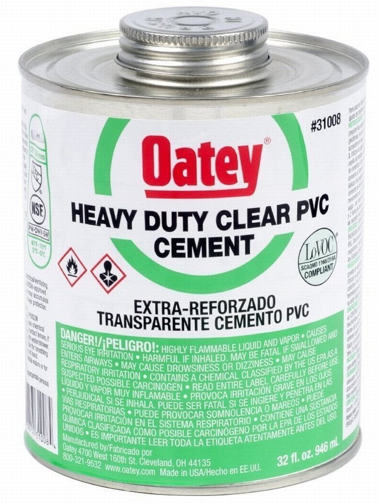 HeavyDuty Clear PVC Cement