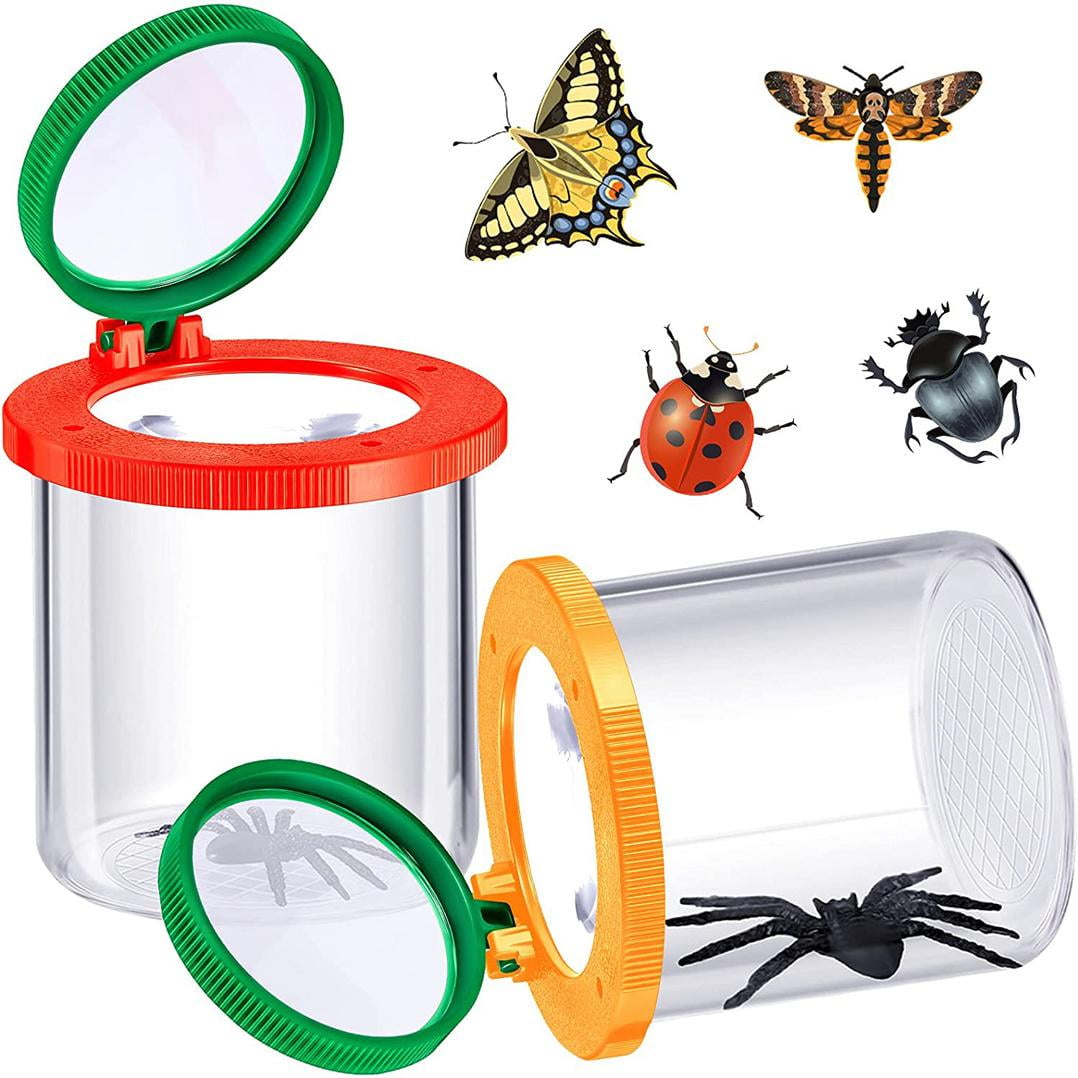 Bug Insect Viewer Magnifier Nature Observation Educational Box Holder Kids Toy N 