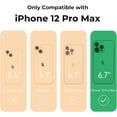 thumbnail image 2 of Cute White Flowers Case Compatible with iPhone 12 Pro Max Clear Case, Floral Aesthetic Pattern, Soft TPU Shockproof Slim Cases Cover for Girls Women, 2 of 5