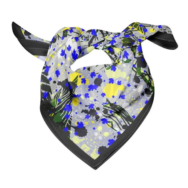 Bimba Womens Rectangular Printed Cotton Voile Scarf Neck Head Wrap-40 x 80 Inches