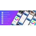 thumbnail image 5 of 100ft Permanent Outdoor Lights, Smart RGB+IC Eave Lights with Remote APP Control, DIY LED Individual Color, White and Color Christmas Light String, IP67 Waterproof for House Exterior Decoration, 5 of 12