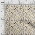 thumbnail image 2 of oneOone Silk Tabby Brown Fabric Leaves Fabric For Sewing Printed Craft Fabric By The Yard 42 Inch Wide, 2 of 4