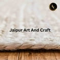 thumbnail image 5 of Jaipur Art And Craft Hand Braided Reversible Jute Area Rug Rectangle Carpet for Home (5x8 Sq ft), 5 of 7