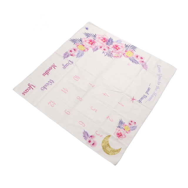 Manta de hitos mensuales para bebés, manta de hitos mensuales para bebés, manta mensual para bebés, manta de fondo para fotografía de bebés fiel a su promesa