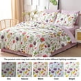 thumbnail image 5 of Jessy Home King Comforter Set 7 Pieces Purple Dandelion Bedding Set King Bed in a Bag with Flat Sheet and Fitted Sheet, Pillowcases & Shams, 5 of 12