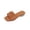 Summer Shoes # Brown, variant on Dressy Sandals for Women Low Block Heel Open Toe Slip On Slides Ruched Strap Design Metallic Decor Walking Shoes Summer Party Wedding Guest Vacation Travel Footwear Elegant