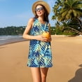 thumbnail image 3 of Disketp Hawaiian Style para Vestido sin Mangas para Mujeres, Vestidos de Verano para Mujeres, Casual y Holgado para la Playa, 3 of 7