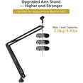 thumbnail image 3 of Microphone Stand Extension Arm, TONOR Studio Suspension Scissor Boom Arm with Pop Filter (T30), 3 of 8