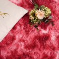 thumbnail image 4 of Junovo Luxury Velvet Shag Area Rug Modern Indoor Fluffy Rugs, Extra Comfy and Soft Carpet For Bedroom Living Room Kids Room,6'x9',Wine Red, 4 of 7