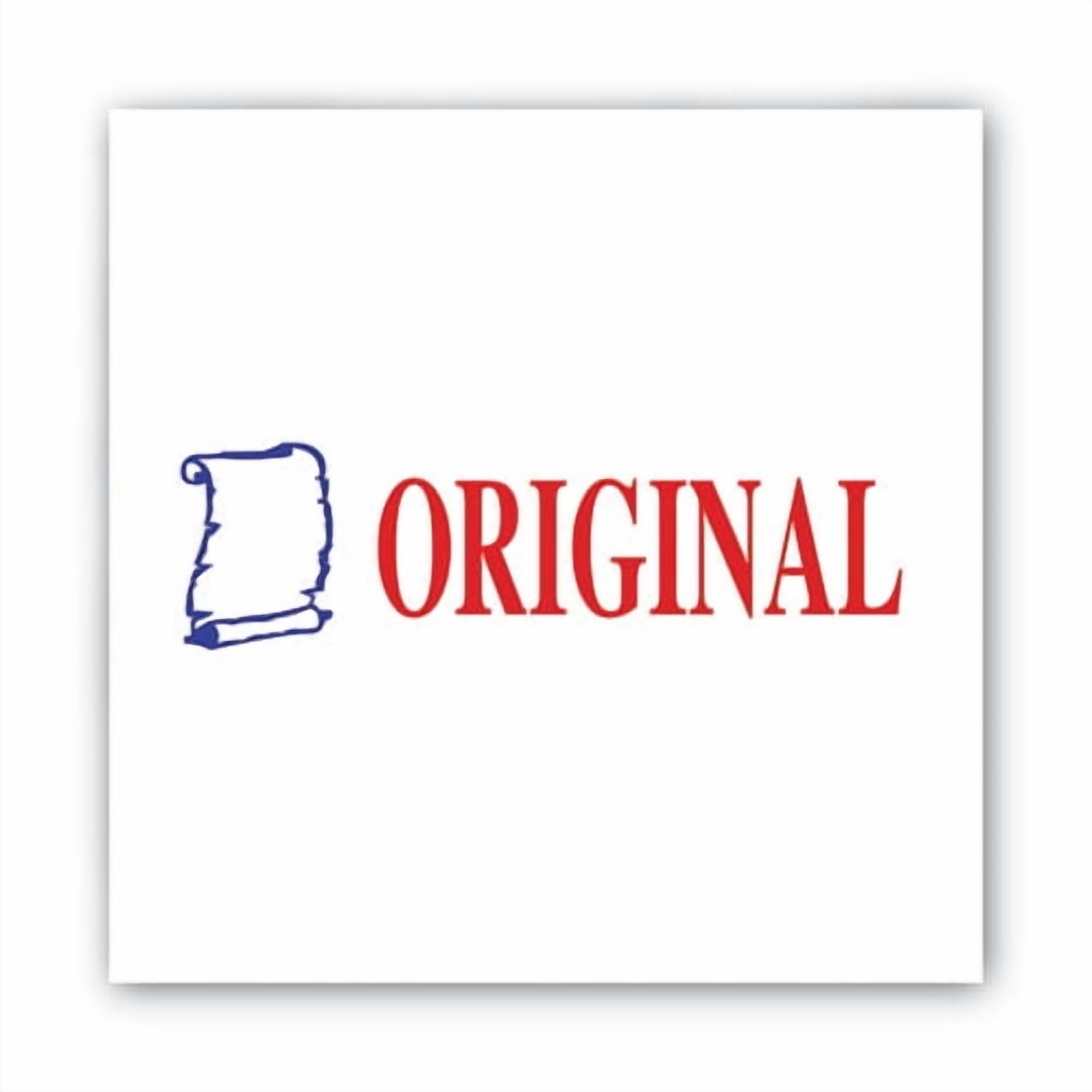 Pre-Inked Shutter Stamp, Red/blue, Original, 1 5/8 X 1/2 | Bundle of 2 Each