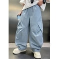 thumbnail image 6 of UJNDER Boy's Cool Feeling Loose Fit Thin Casual Trousers for Big Kids Wear Boys Sweatpants,Blue,7-8 Years, 6 of 9