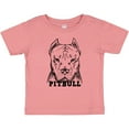 thumbnail image 3 of Inktastic Pitbull Sketch Portrait with Dog Breed Name Boys or Girls Baby T-Shirt, 3 of 5