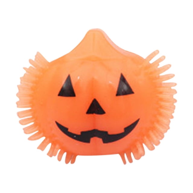 Halloween Flash LED Light Pumpkins Finger Ring Hallowmas Party Props