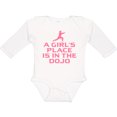 thumbnail image 3 of Inktastic Girls Cute Karate Martial Arts Girls Long Sleeve Baby Bodysuit, 3 of 5