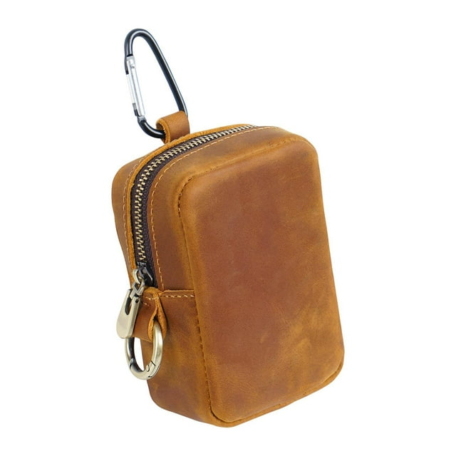 Riñonera, bolso de cintura, riñonera, monedero de , monedero pequeño con cremallera, para correr, llaves, artículos personales para mujeres y Marrón