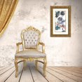 thumbnail image 3 of Grey, Jace 14x24 Gold Ornate Wood Framed with Double Matting Museum Art Print Titled - Wandering Flowers Mate, 3 of 4