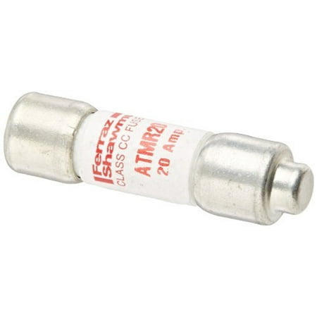 Gould Shawmut Amp Trap Fuse - Ferraz Shawmut ATMR20 Amp-Trap ; Class CC Fast-Acting Fuse; 20 Amp, 600 Volt